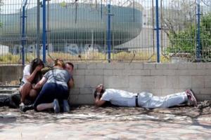 People sheltering from Missiles in the City of Ashkelon Israel
