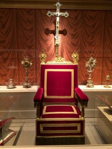 Papal throne of Pius XI
