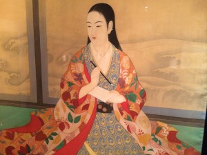 There was some beautiful Japanese Christian art. 