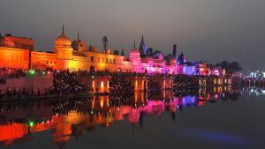 Ayodhya City: The site of Ram Temple and a city of great significance for Hindus.