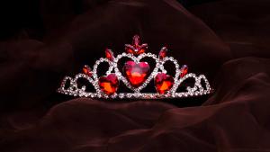 A diamond and ruby crown highlights the beauty of gemstones/ photo courtesy of Shutterstock