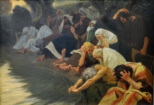 By the Rivers of Babylon by Gebhard Fugel. 1920.