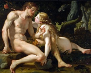 Adam-and-eve-by-Antonio-Molinari-1701-1704