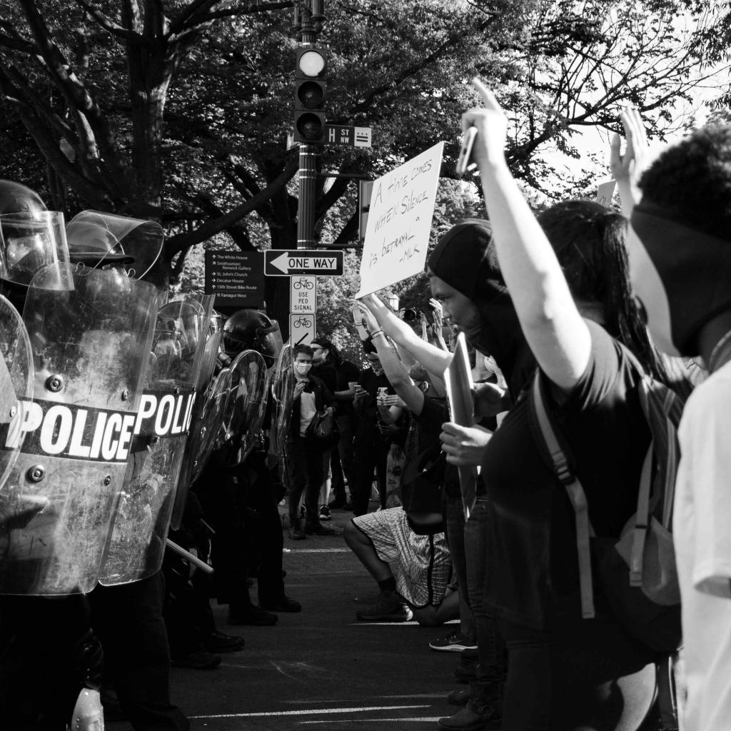 Black Lives Matter Protest in DC, 6/1/2020. (Instagram: @koshuphotography)