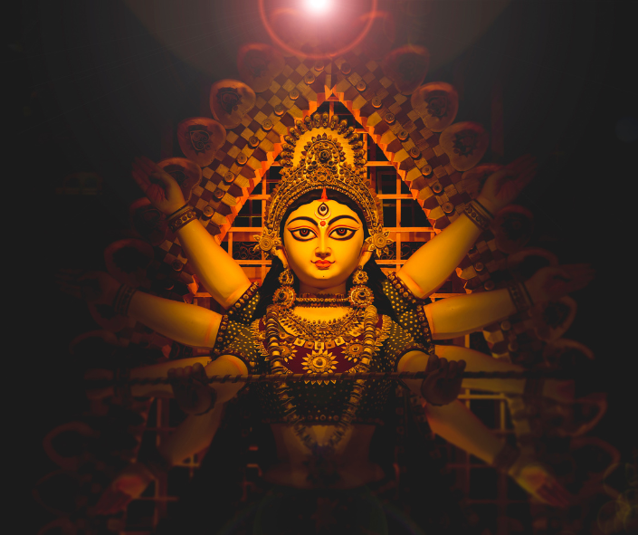 Statue of the Hindu goddess Shakti