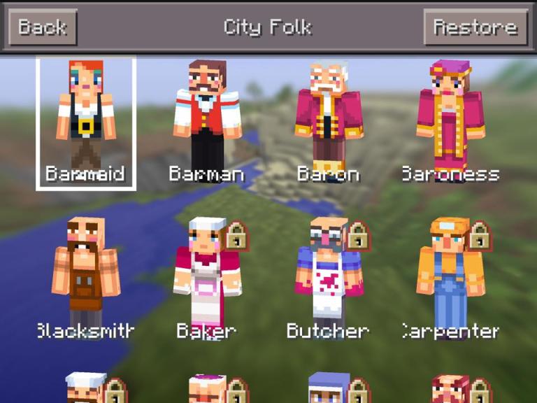 pocket edition skins