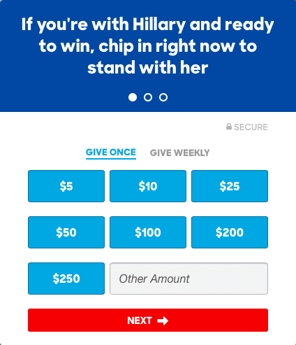 Hillary Donate