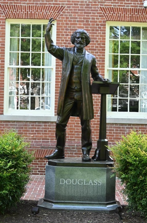 Photo of statue of Frederick Douglass, courtesy of Unsplash