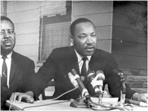 Rev. Dr. Martin Luther King, Jr. and Ralph Abernathy, in St. Augustine, Florida (June 1964)