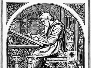 medieval scribe