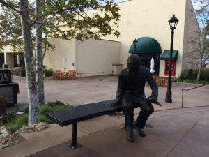 George Pepperdine Statue at Pepperdine University (Photo: Miles Mullin)