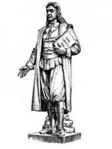 Stature of Roger Williams by Franklin Simmons (Public Domain)