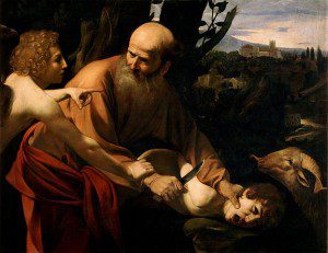 Caravaggio, Sacrifice of Isaac (ca. 1598)