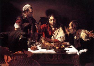 Caravaggio, "Supper at Emmaus"