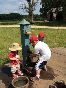 The water pump at the Oliver Kelley Farm