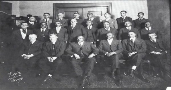 Rube Foster and other Negro National League owners in 1922