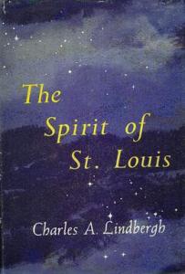 Cover of the first edition of Spirit of St. Louis