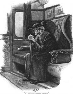 Sherlock Holmes disguised as a Catholic priest