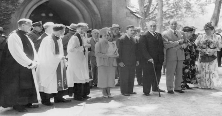 FDR and King George VI in 1939, at St. James Church in Hyde Park