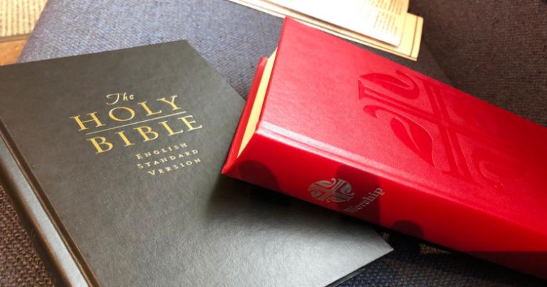 ESV Bible and ELCA hymnal