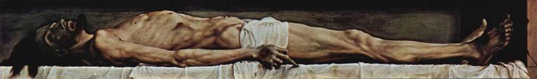 Holbein, Body of the Dead Christ in the Tomb