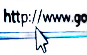 Screenshot of search bar with beginning of http address