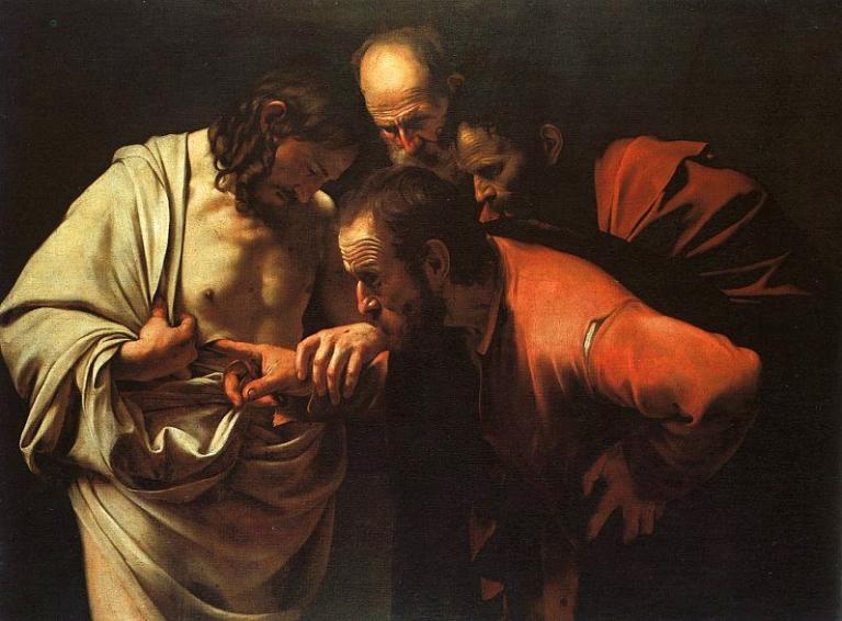 Caravaggio, Incredulity of Thomas