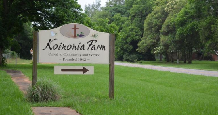 Koinonia Farm sign today