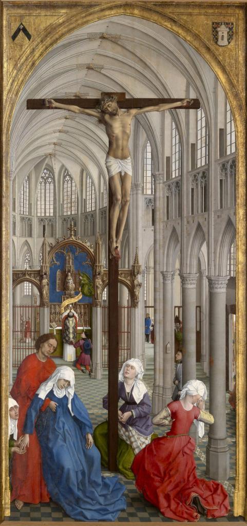 Central panel of van der Weyden's Seven Sacraments altarpiece