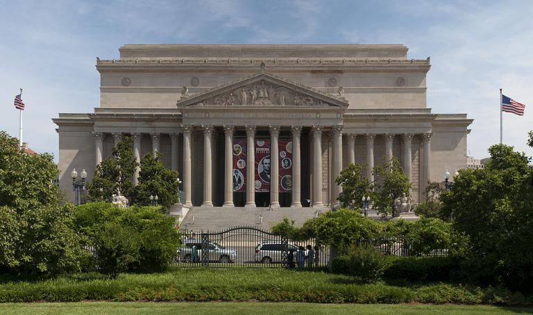 The National Archives in Washington, DC