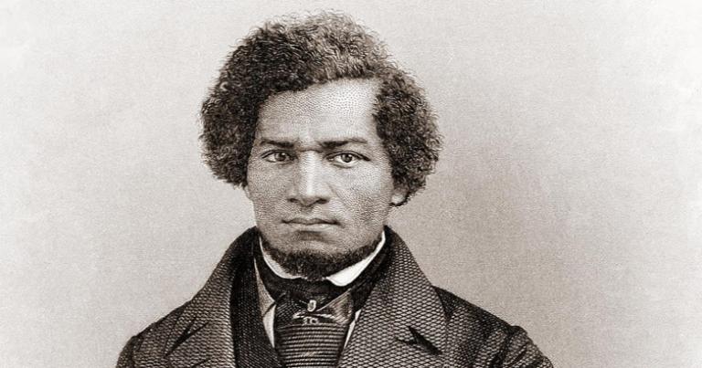 1855 portrait of Frederick Douglass