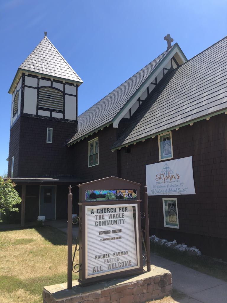 St. John's UCC Church in La Pointe, WI