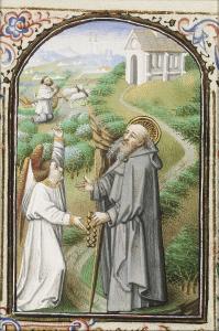 St. Antony with an angel