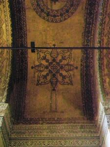 ceiling decorations in Hagia Sophia