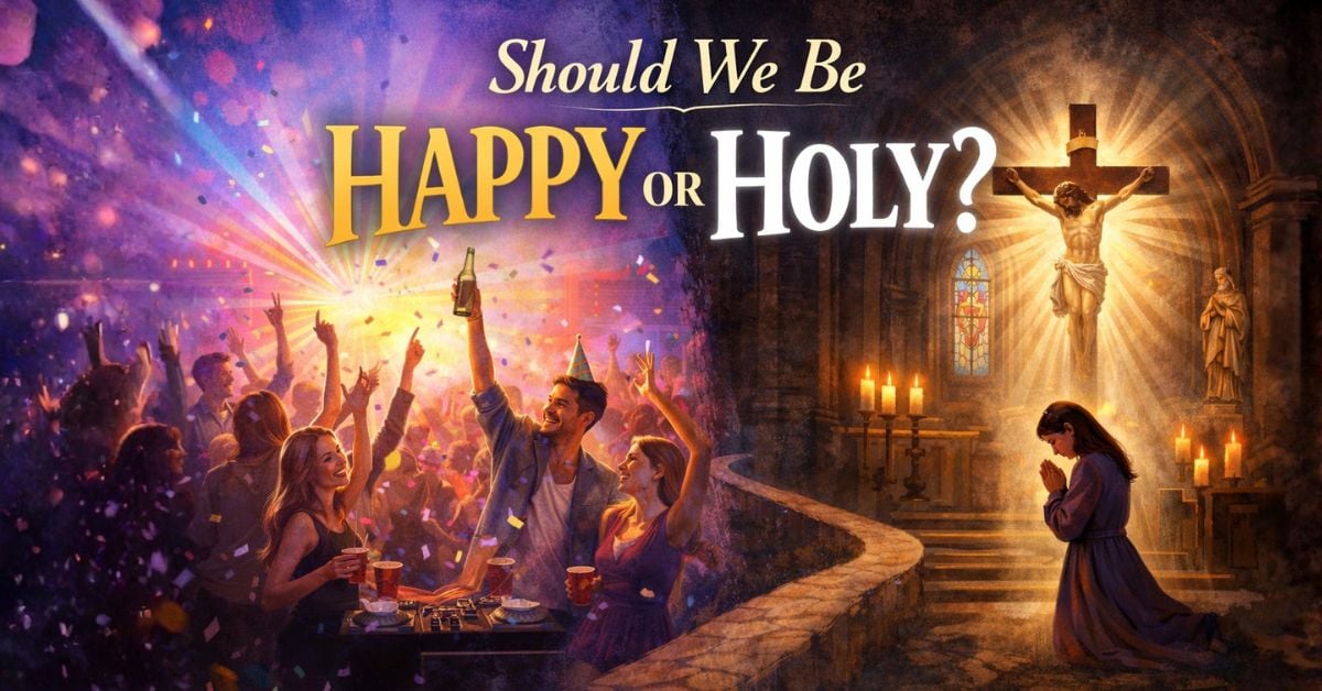 Should We Be Happy or Holy?
