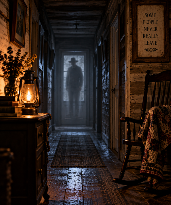 Man in doorway