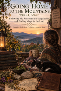 Woman with tuxedo cat gazing at the mountains