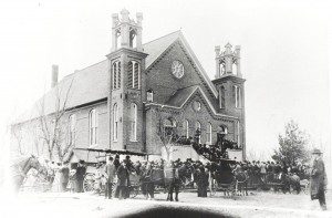 RLDS church in Lamoni, circa 1907. Courtesy of Alma Blair.
