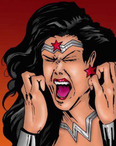 "Wonder Woman Scream" by Narcisticthinker via Deviant Art