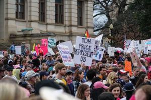 The women's march in Atlanta 2017 illustrates the heartfelt fervor behind progressive social media