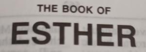 Picture of the Bible book Esther