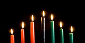 The candles of Kwanzaa