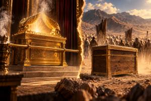 Two Arks of the Covenant? by Rebecca Keene made using chatgpt