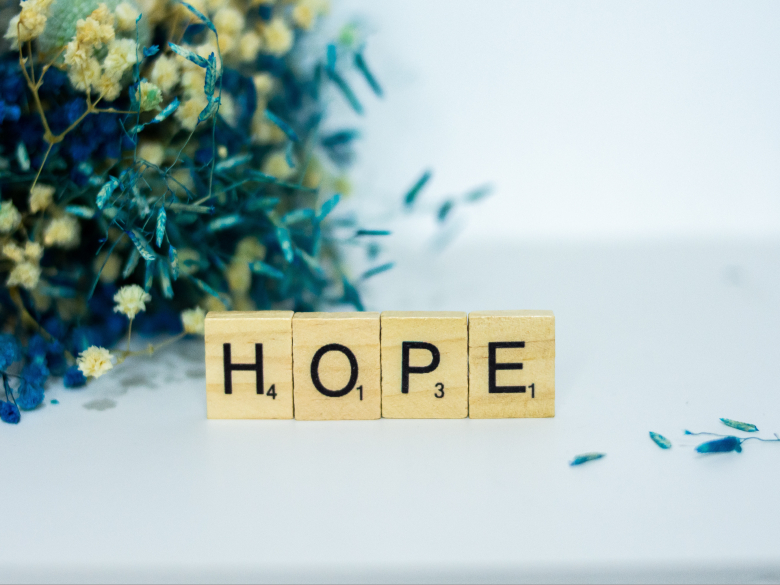 A with the word to inspire you to find hope in difficult times.ing