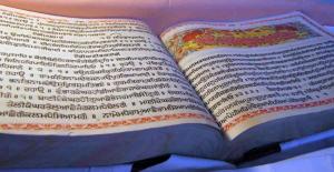 The holy Guru Granth Sahib