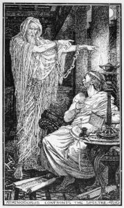 10 Perspectives on What Happens After We Die. Athenodorus Confronts the Spectre by Henry Justice Ford