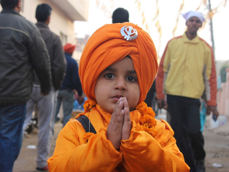 Sikh Child Praying