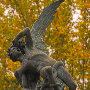 Fountain of the Fallen Angel by Ricardo Bellver. 