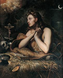 Mary Magdalene by Tintoretto.