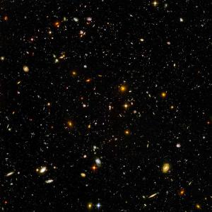 To some people, the Universe is God. (The Hubble Ultra Deep Field, NASA, Public Domain)